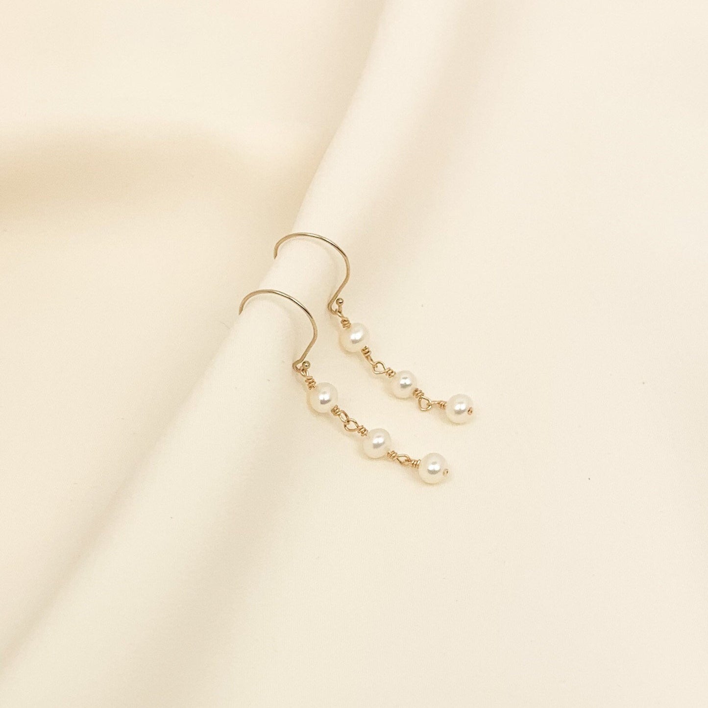 Drop Earrings Freshwater Pearl Dangle 14k Gold Fill Jewellery Sterling Silver Jewelry Gift For Her Anniversary Present Idea Women Birthday