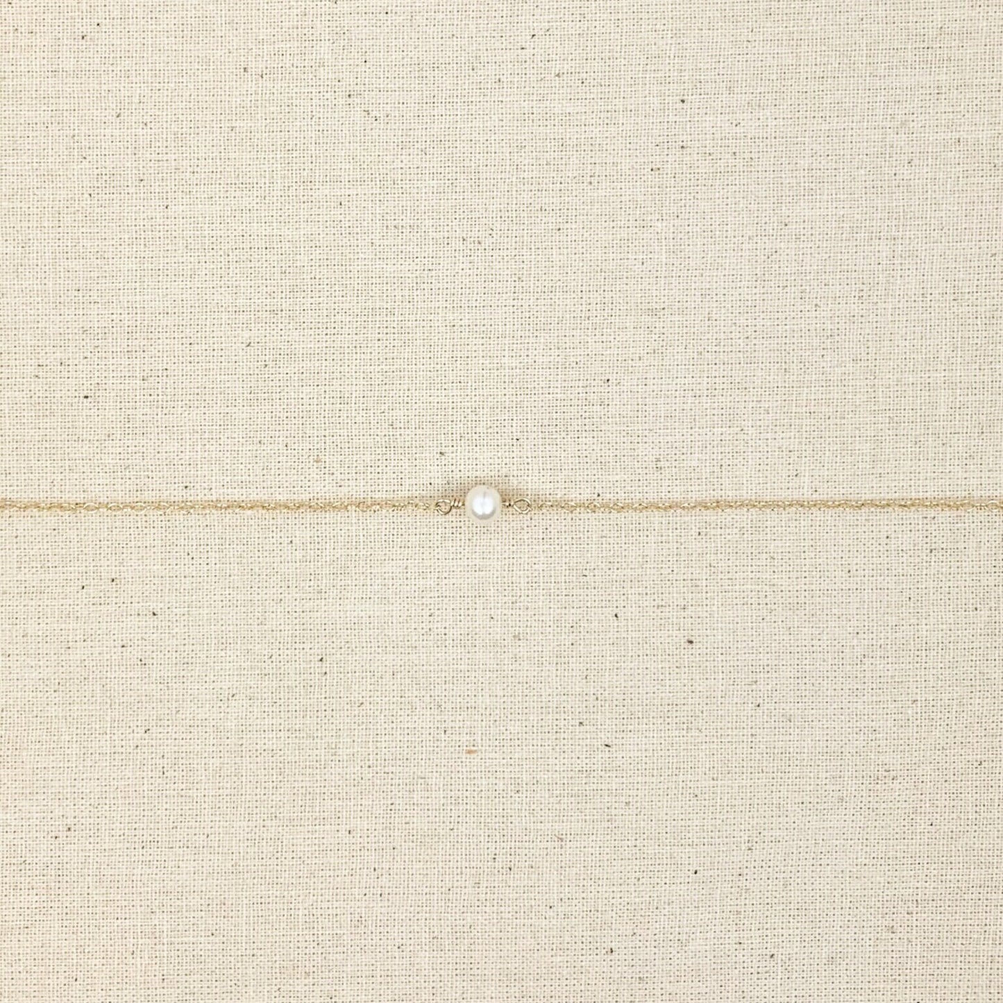 Chain Bracelet Beaded Freshwater Pearl Dainty Jewelry 14k Gold Fill Sterling Silver Jewellery Gift Anniversary Present Handmade