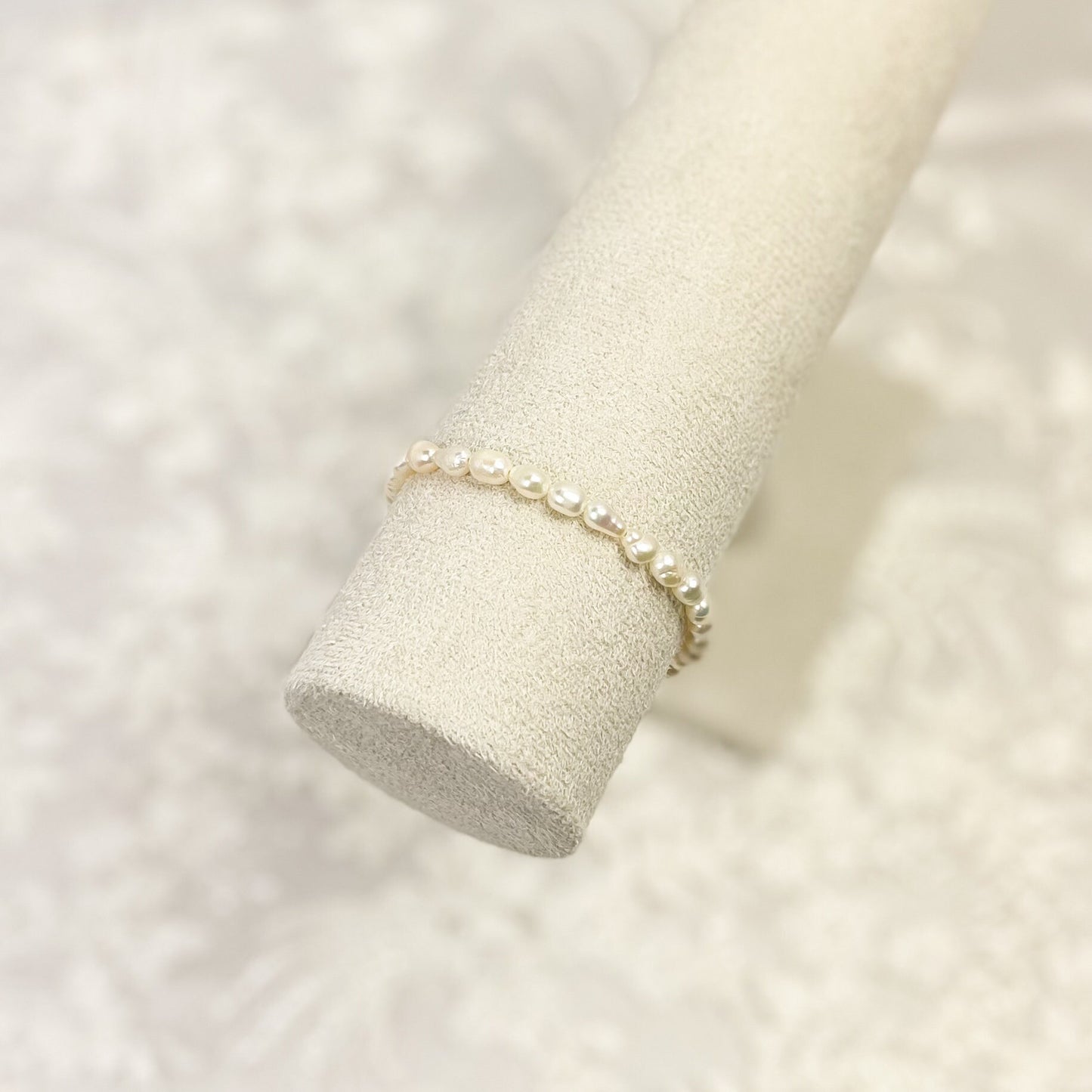 Natural Freshwater Pearl Beaded Bracelet Wedding Gift Bridesmaid Proposal Bride Heirloom Anniversary Present Gold or Silver Finish Handmade