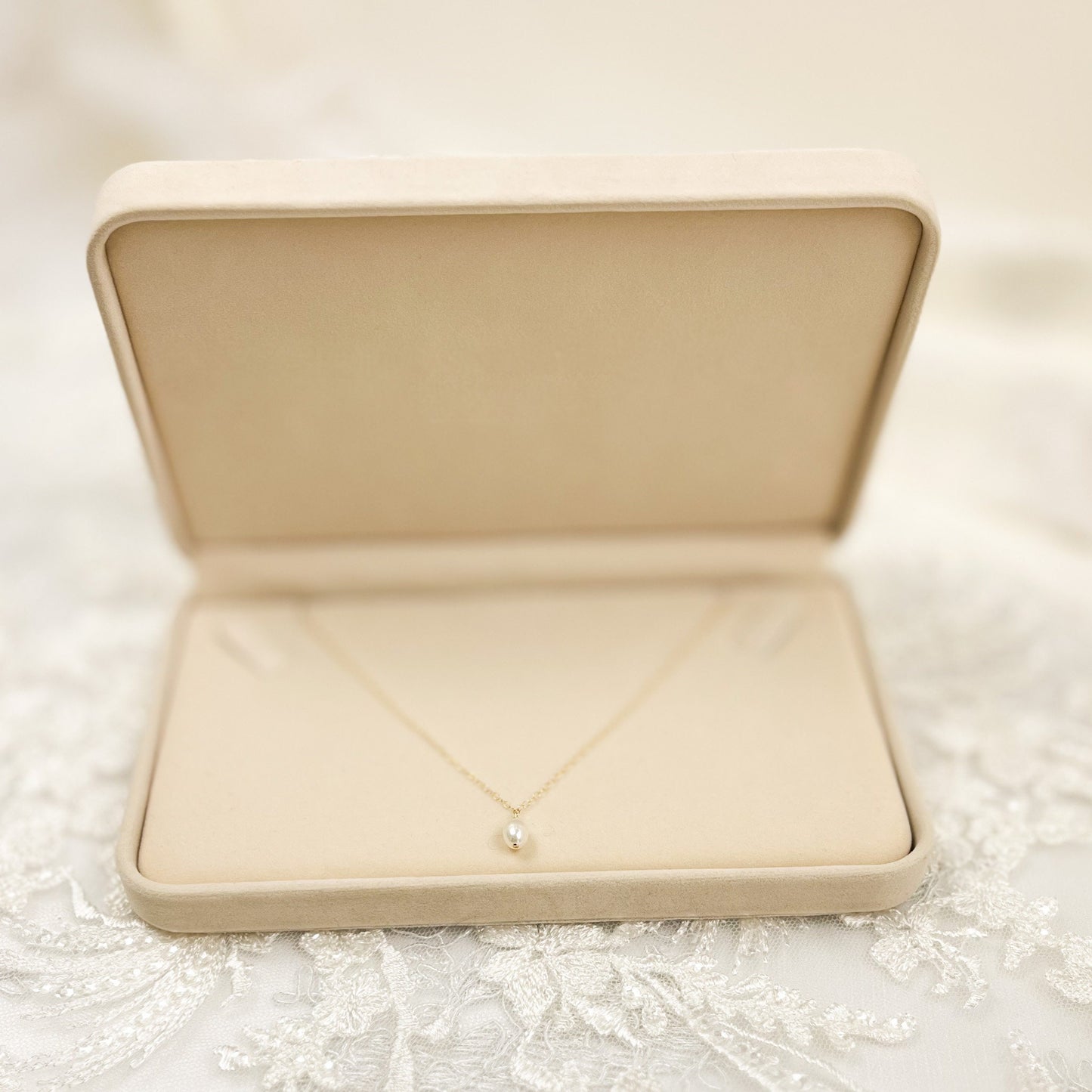 Natural Freshwater Pearl Pendant Necklace Minimalist Gold Jewelry Silver Jewellery Gift Idea for Maid of Honor Proposal Bachelorette Present