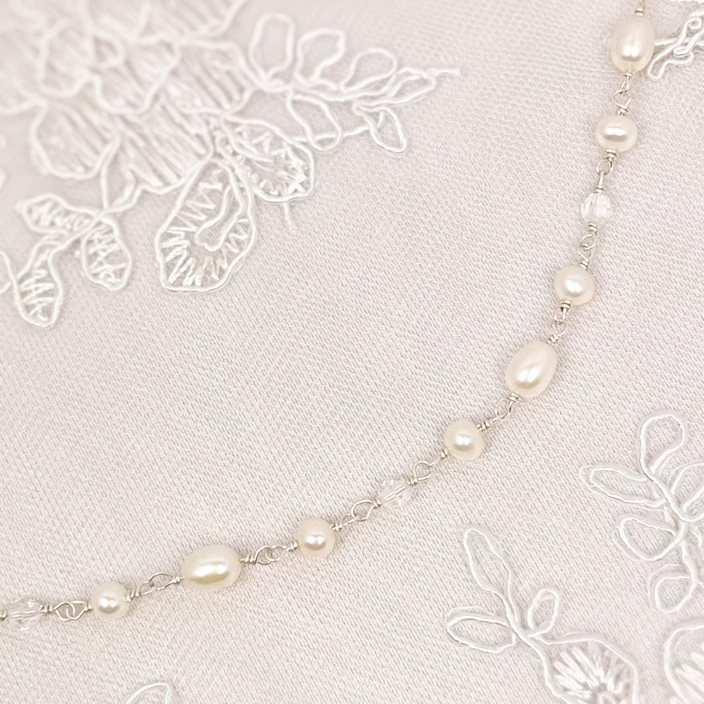 Bridal Jewellery Sets Austrian Crystal Beaded Necklace Freshwater Pearl Drop Dangle Earrings Gold Fill Wedding Gift Bride Sterling Silver