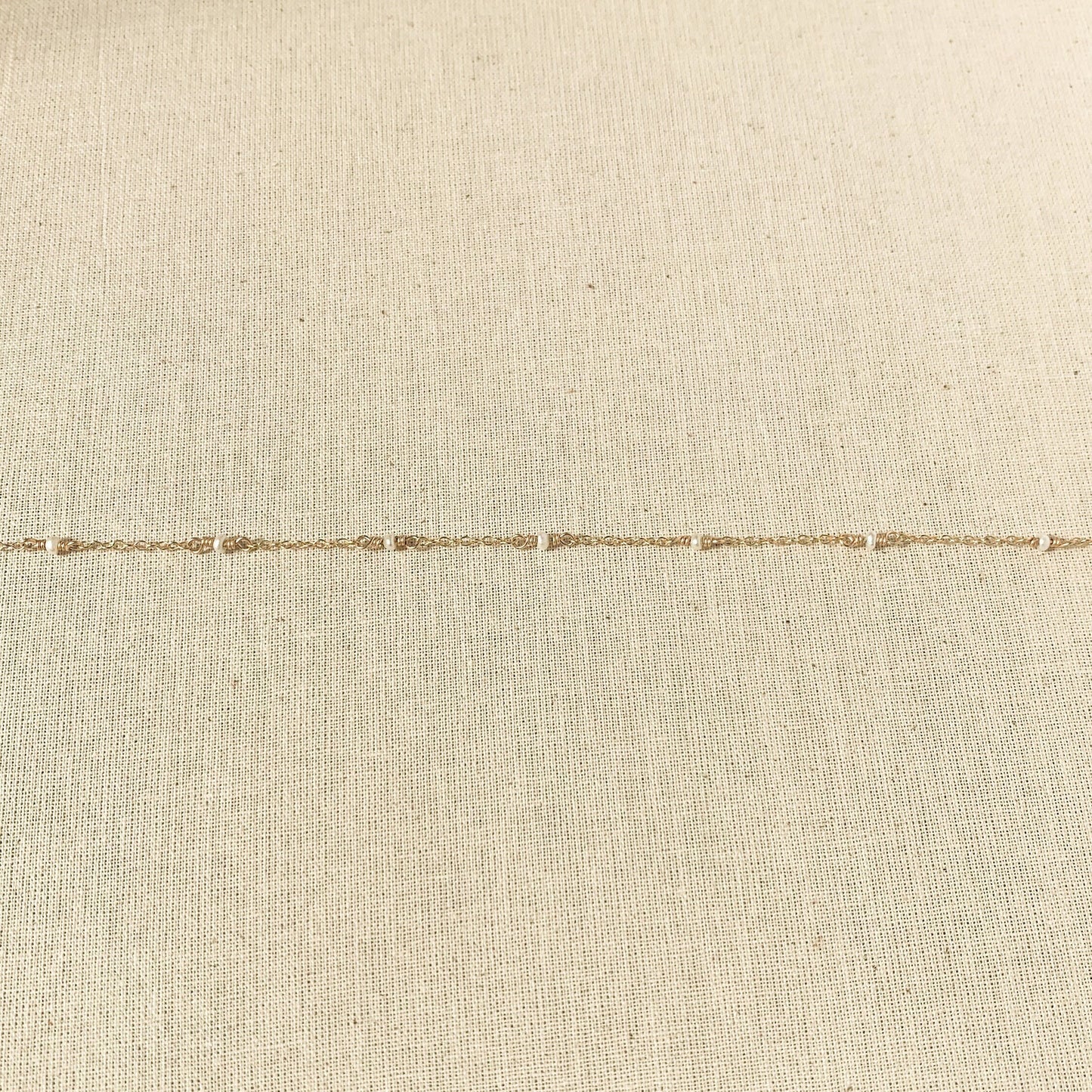 Choker Necklace Freshwater Pearl Satellite Chain Gold Jewellery Silver Handmade Jewelry Birthday Present Idea for Girlfriend Gift Lover Her