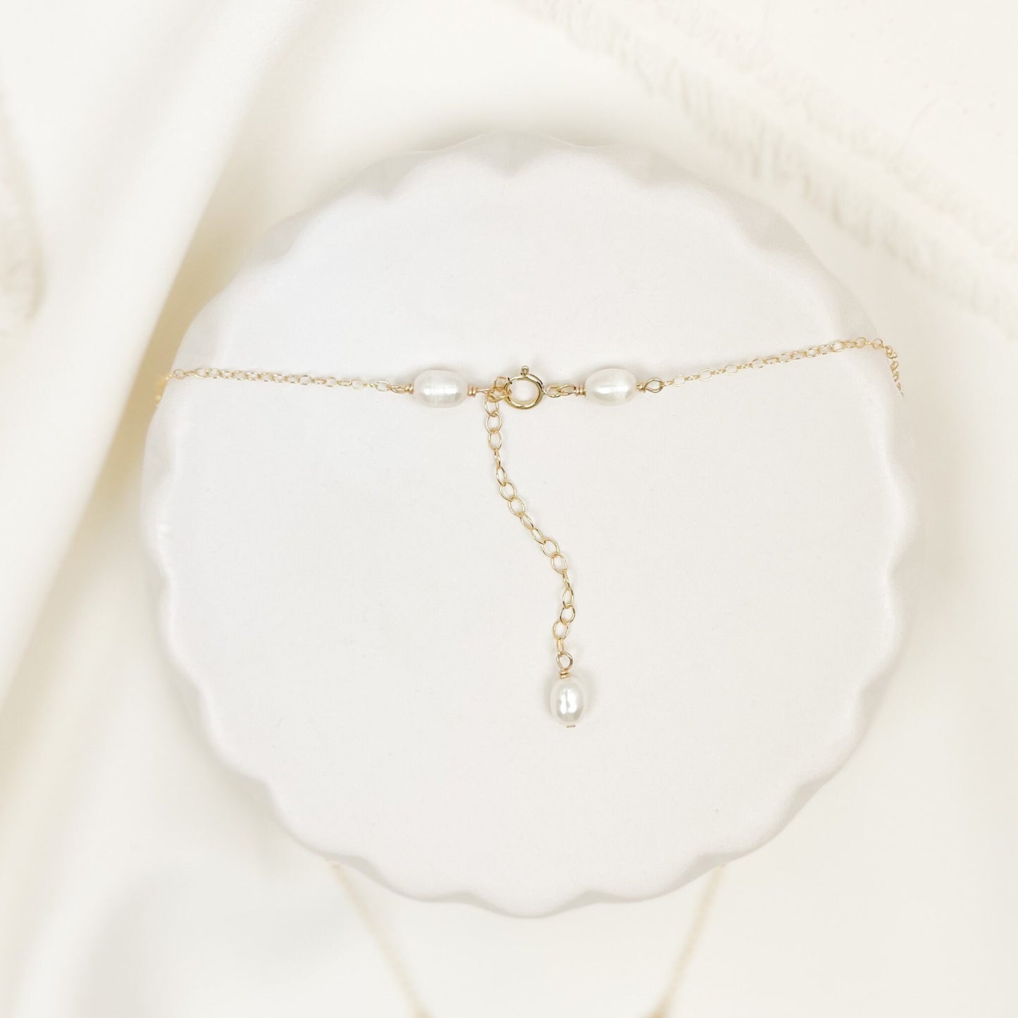 Elegant Lariat Y Necklace Freshwater Pearl Jewelry Gold Jewellery Silver Present Idea for Women Anniversary Girlfriend Loved One Lover Her