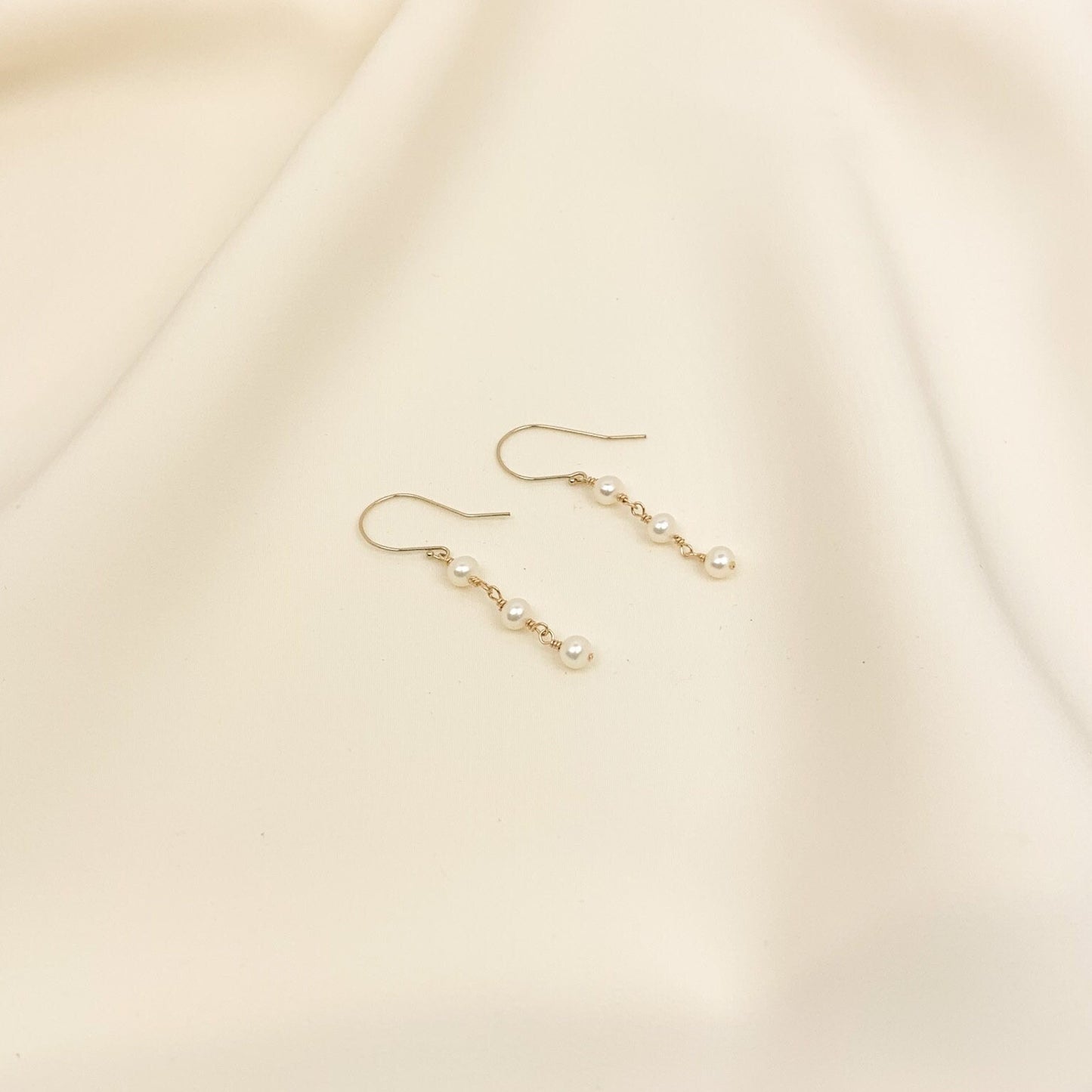 Drop Earrings Freshwater Pearl Dangle 14k Gold Fill Jewellery Sterling Silver Jewelry Gift For Her Anniversary Present Idea Women Birthday