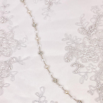 Wedding Beaded Necklace Present Idea for Mother of the Bride Gift Bridesmaid Daughter in Law Bridal Jewelry Handmade Heirloom Engagement Her
