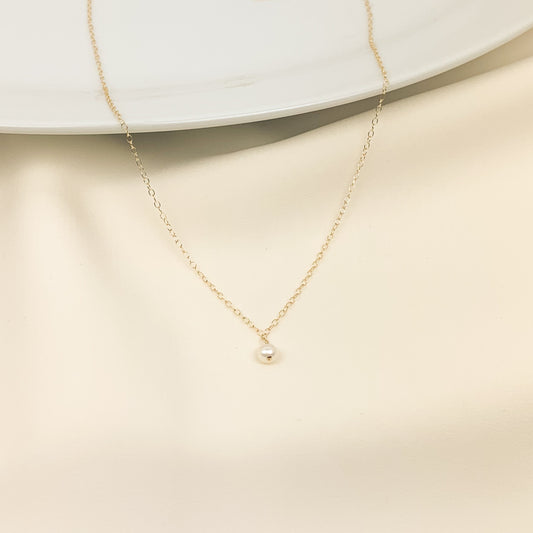 Bridesmaid Proposal Pendant Necklace Memento Mother Of Bride Present Gold Fill Sterling Silver  Gift Handmade Wedding Jewellery
