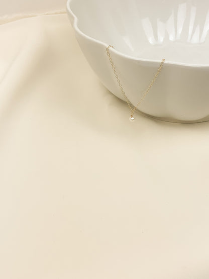 Bridesmaid Proposal Pendant Necklace Memento Mother Of Bride Present Gold Fill Sterling Silver  Gift Handmade Wedding Jewellery