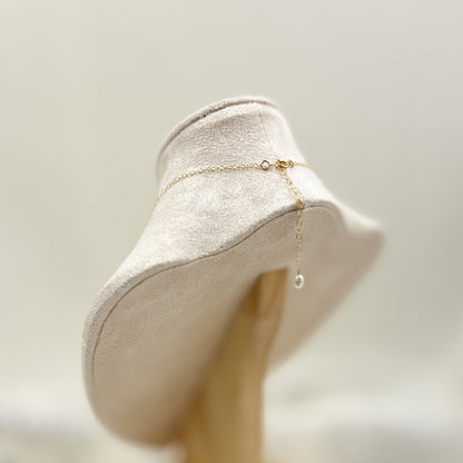 Natural Freshwater Pearl Pendant Necklace Minimalist 14k Gold Jewelry Silver Jewellery Gift Idea for Girlfriend Anniversary Present Birthday